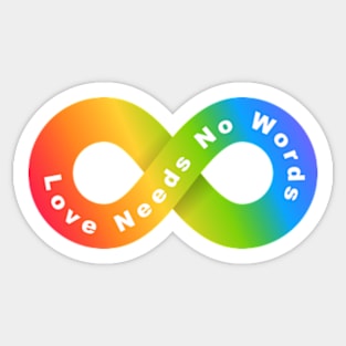 Autism Infinity Symbol Sticker